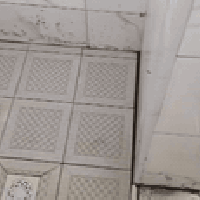 خلفه متفرغ سيراميك  اشتغل تصفير وتطبيك جدران ألواح بلمادة  والارضيه اش...