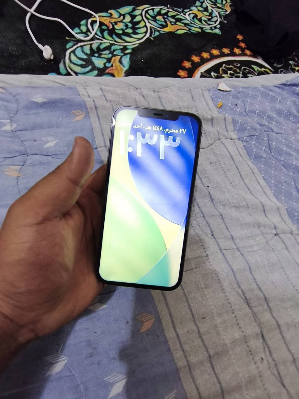 سلام عليكم ايفون 12برو ماكس ذاكره 256بطاريته87 مبدل شاشه وفيس ايدي ما يشتغل سعر325مكاني كربلاء الحر وتساب ***********
