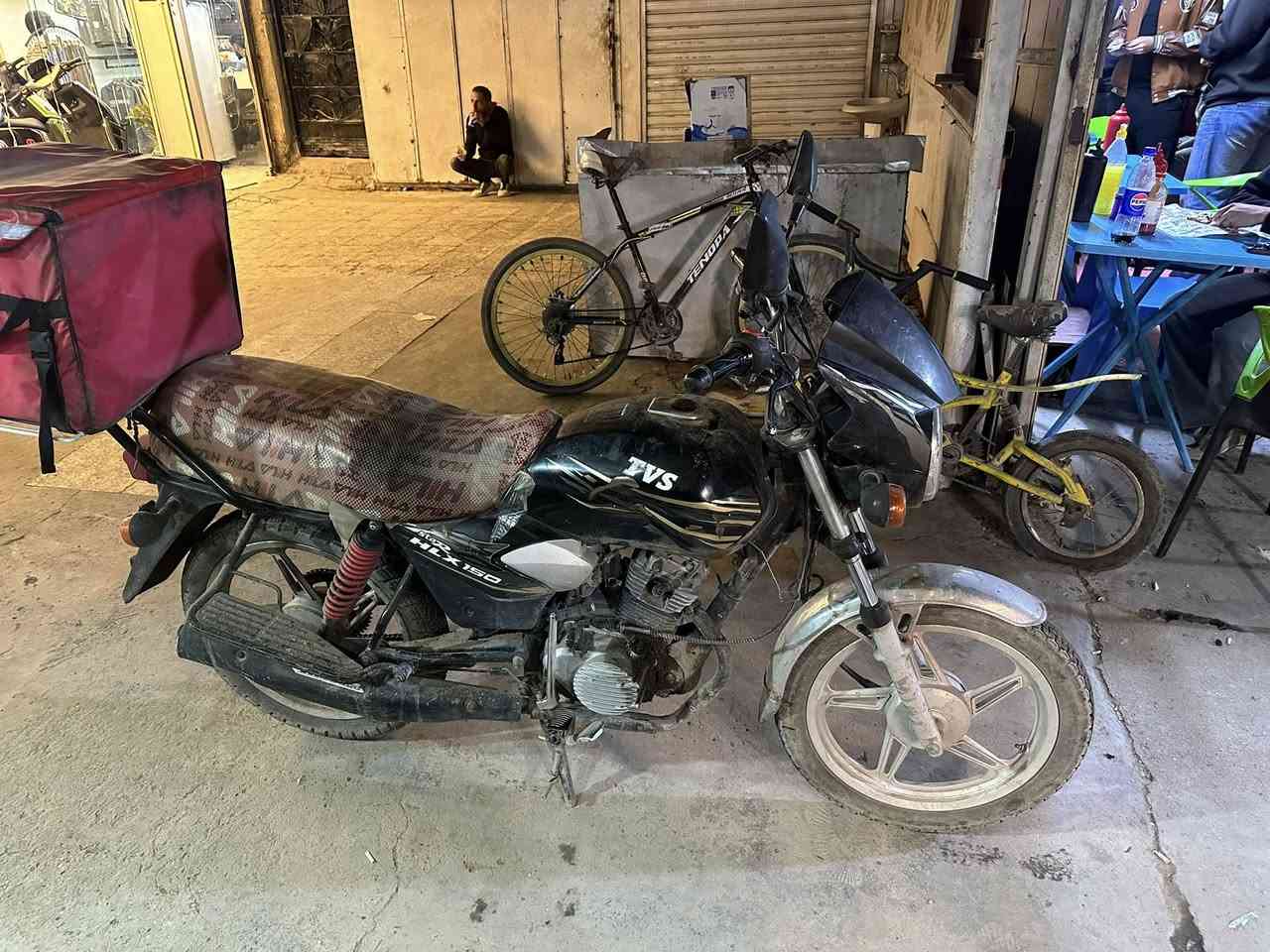 دراجه Tvsالبيع. داجه خير من الله مكان الدراجه شهداء البياع ***********.  سعر 700 وبيهه مجال
