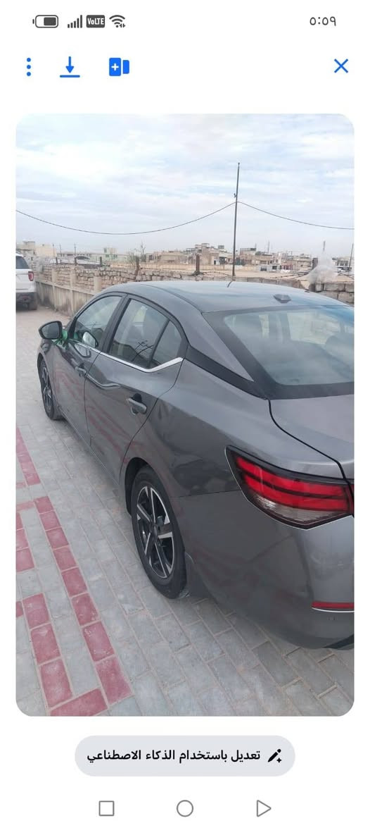 نيسان  سنترا
موديل 2025
منفيس بسمي 
مكاني كربلاء 
وارد امريكي 
بس بنيد مبدل ابلادي 
تحكمات
ويل كب كروم
بصمه
شاشه
كامره
السيارة جديده جدا دخول جديد
 السعر 125 وبيها مجال
لاتصال *********** ممتواجد بلفيس
