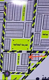 قطعه بالمعلمين رقمه ٦١٢٥٨ موقع حلو ع شارع ١٥ رئيسي وقريبه ع شارع الرئي...
