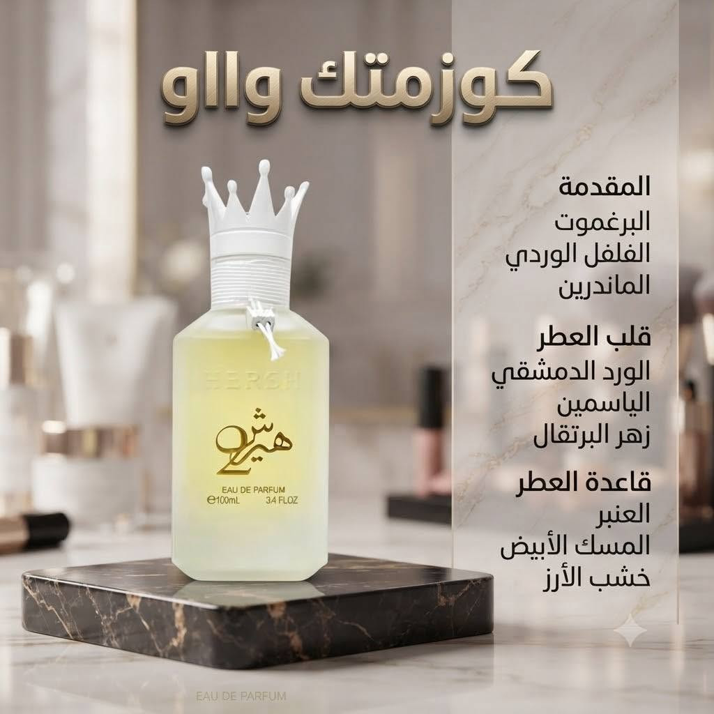 ✨ لأنكم تستحقون الأفضل، التميز يليق بعطرك ! ✨

كوزمتك وااو يوفر لكم اليوم تشكيلة من أرقى العطور العالمية (البراندات الأصلية) بأسعار مناسبة وبتقسيمات عملية وأنيقة تناسب ذوقكم الرفيع (5 مل و 10 مل) لتجربوا أجمل الروائح بكل سهولة. 💎

🔥 متوفر لدينا الآن:

هيرش لهب (Hirsch Lahab)

هيرش 2 (Hirsch 2)

إتاكس من عساف (Attars / Assaf)

سترونجر ويذ يو (Stronger With You)

بيربل هارت دايموند (Purple Heart Diamond)

بينك ساكورا دايموند (Pink Sakura Diamond)

كولكشن دايموند (Diamond Collection)

هاوس كوبرة (Hawas Copper)

هاوس بلاك (Hawas Black)

📍 العنوان: جنوب الموصل - سوق القيارة - فرع المنزلية.
📞 للحجز والاستفسار: مراسلة الصفحة مباشرة أو الاتصال على الرقم: ***********

🚚 خدمات التوصيل:

يتوفر توصيل لجميع محافظات العراق 🇮🇶

يوجد توصيل سريع داخل وخارج ناحية القيارة 🛵

