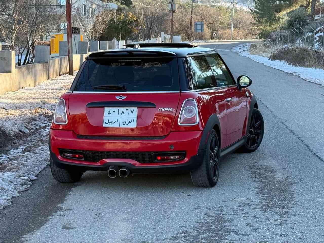 Mini Cooper 2011 S كير توماتيك ضمان دولي 
مني كوبر احمر  2011 S كير توماتيك ضمان دولي 
سيارا بونيد بخ و جاملغ كلير
بدون دواخل نهاي 
سيارا رقم اربيل 
ملاحظه/:
كير مكينه تبريد كهربايات طخم امامي خلفي حجر بيئه لايتات كلها بشرط
مكينه ما مفتوحه 

مكان السيارا دهوك
السعر 78  ومجال بسيط
للستفسار 
📞***********
📞***********

مواصفات /S
كير توماتيك
كير شفتات 
بانوراما
كشن جلد
كشن هيتر
فووول تحكمات ستيرن 
داخل 7 لون
لايت led
اوتو ستوب 
بعد بيها هوايه موصفات 

السيارا حيل حيل نظيفه و جاهزه و كلها بشرط دهوك, العراق
