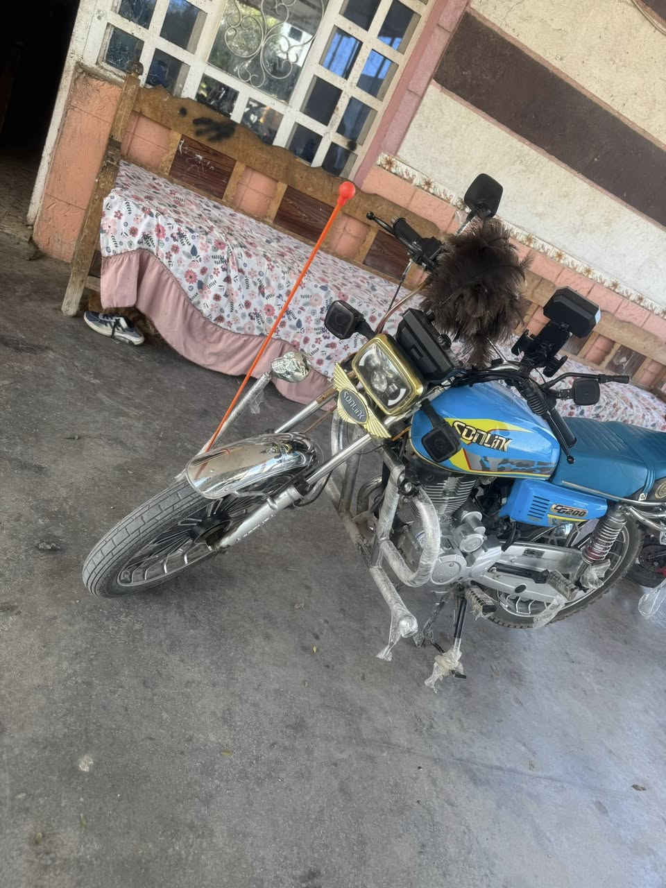 السلام عليكم دراجه أيراني سونك مديل 2024مكينه جديده لك السعر 850وبيها مجال العنوان بغداد التاجي الاستفسار الاتصال الرقم ***********
