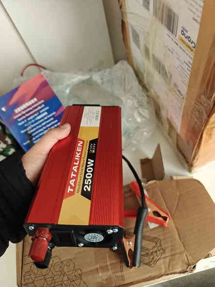 ئینڤێتەرێکی لۆک و زۆر باش 4 ئەمپێر زیاتر ئەدا بۆ ناو سەیارە بە پاتری سەیارە ئیش ئەکات و ئەتوانی زۆربەی شتی پێ هەڵبکەی من خۆم موجەفەم تاقی کردوەتەوە پێی ، هەموو بلاجکتۆرێک و شەحنێکێ پێ ئەکرێ و زۆر ئیسفادەی لێ ئەکەی  نرخی 40هزار  
*********** السليمانية
