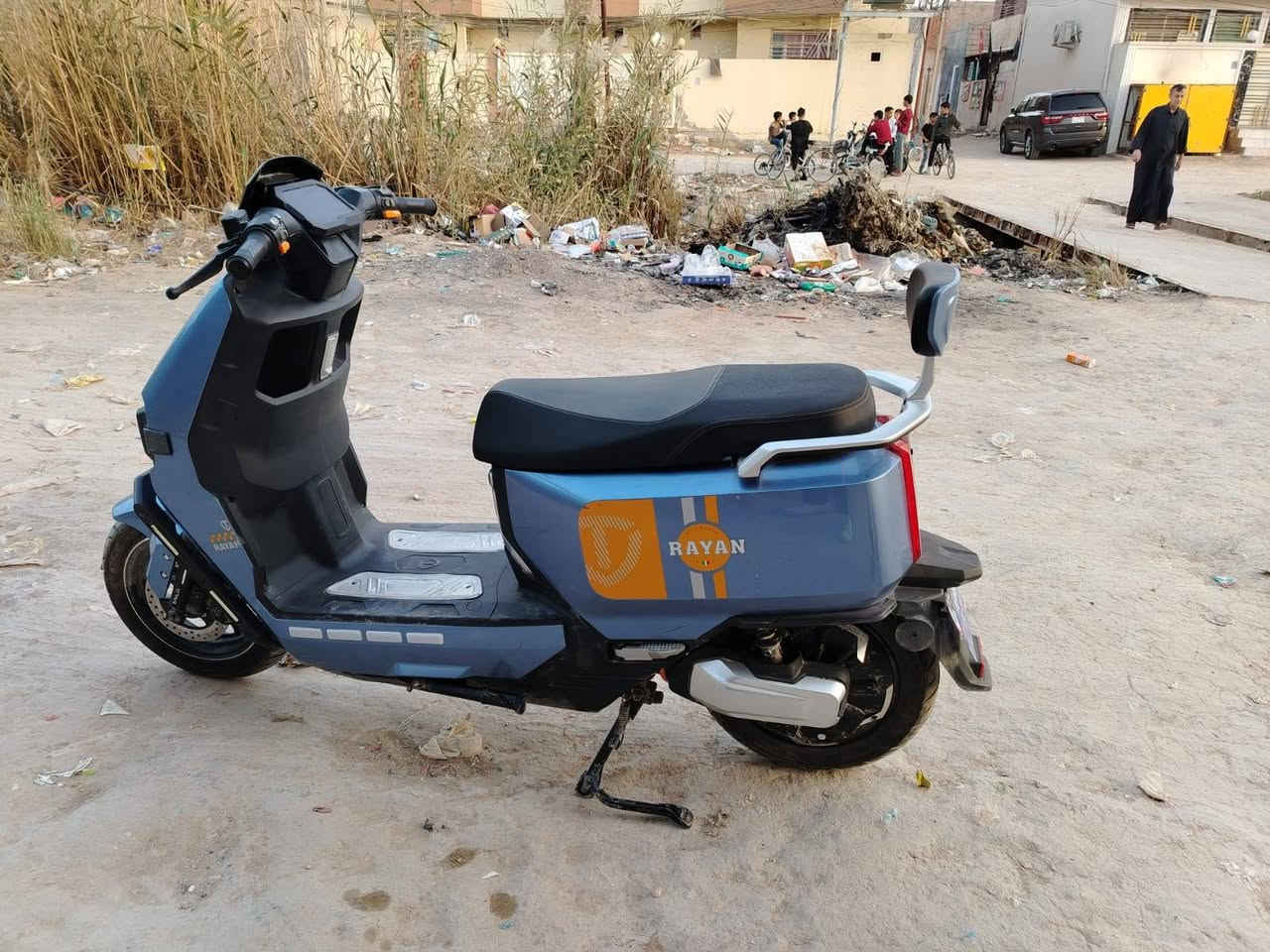 سلام عليكم حبايب دراجة شحن ريان تيسلا 6بطاريات نضيفه 3نمرات سريعة تمشي اكثر من60كيلو متر العنوان حي الحوراء نزلة الگاضي رقم الموبايل ***********
