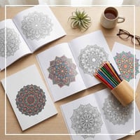 لمسة ورق • لوحات A4 • دفاتر تلوين