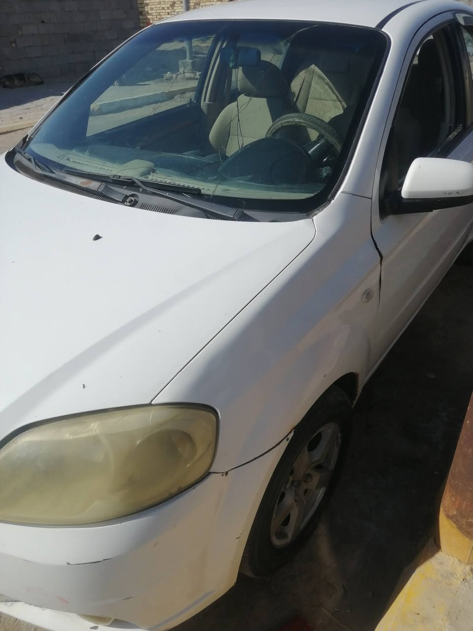 سياره افيو دايو جنترا رقم صدامي مراوس ب سياره كنو صيني ميسان ***********
