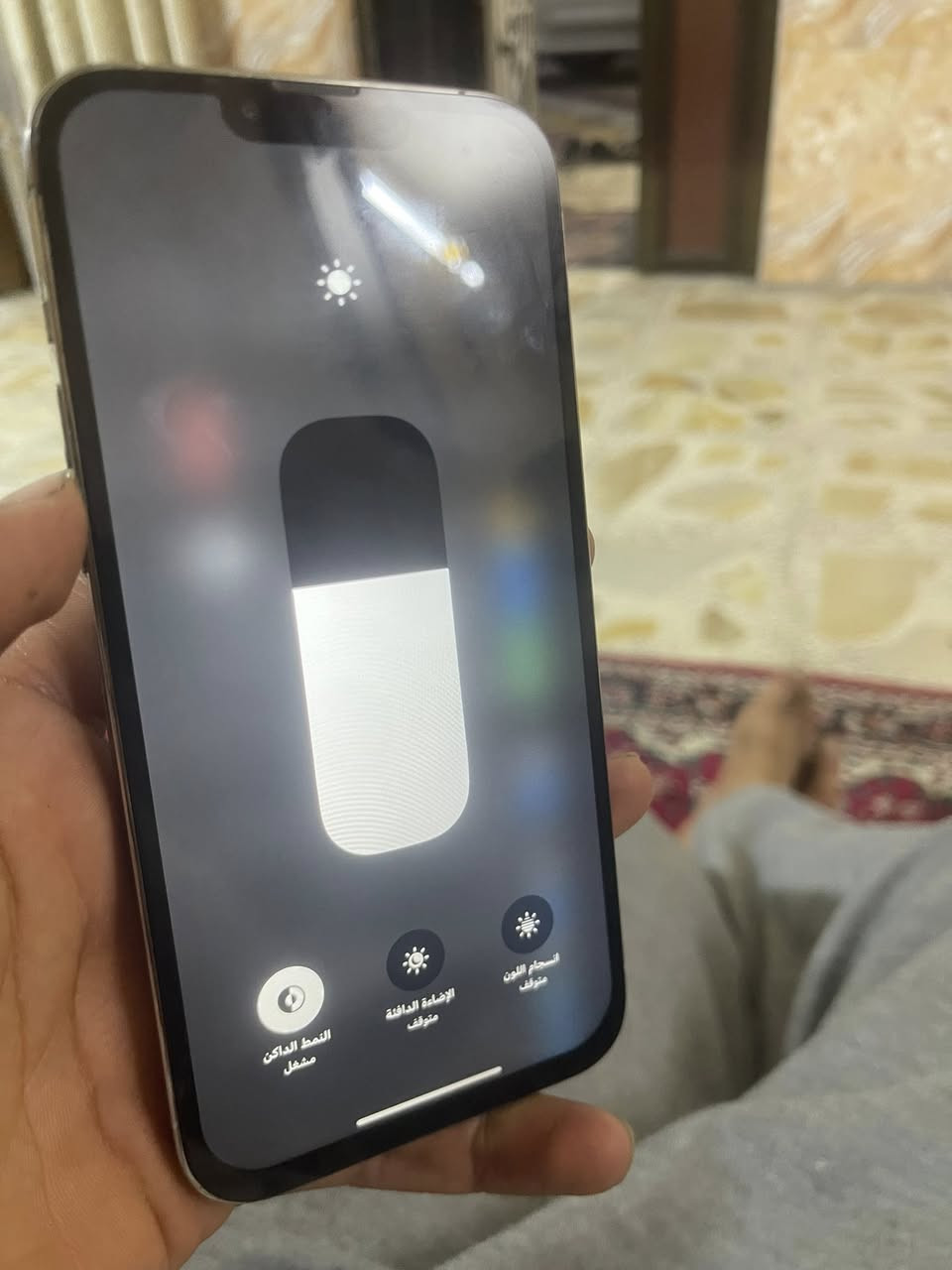 ايفون ١٣برو ماكس للبيع جهاز كله شغال ونضيف مبدل فقط شاشه اصليه ٣خيارات وبطاريه ١٠٠ اصليه فيس ايدي شغال كله شغال جهاز ماستر شرق اوسط ذاكره 256 سعره 435 بي مجال 
مكاني بغداد الأمين ***********
