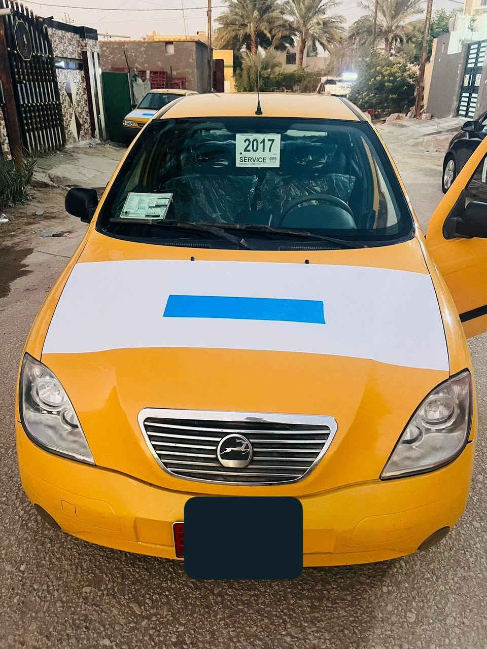 السلام عليكم بيع سريع سريع 
للبيع طيبه موديل 2017 رقم بغداد مشروع وطني تحويل مباشر مصفره هيئه وغرامات السياره مكفولة  مكينه وگير وحداديه وتبريد وتخم تاير جديد وداخلها جديد شاشه وكاميرا خلفية وحساس السياره جاهزة من كلشي مابيها برغي نقص السياره مال جناي مامشتغله تكسي السياره جديده وجاهزة خير من الله السعر(46)$ ورقه وبيها مجال بسيط للاستفسار الاتصال على الرقم (***********) مكاني بابل اخوان فقط الشراي يتصل وعيوني اله الي ميشتري لايتصل ولايعلق اسف ع الاطاله
