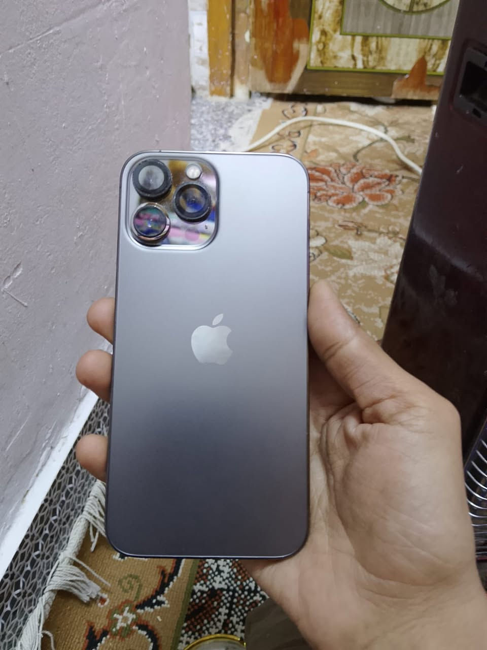 موبايل آيفون 13 برو ماكس نضيف بطاريه 88 رايده 850 وبي مجال لشراي عنوان ديوانيه حي الشرطه  لتواصل خاص أو اتصال على رقم ***********
