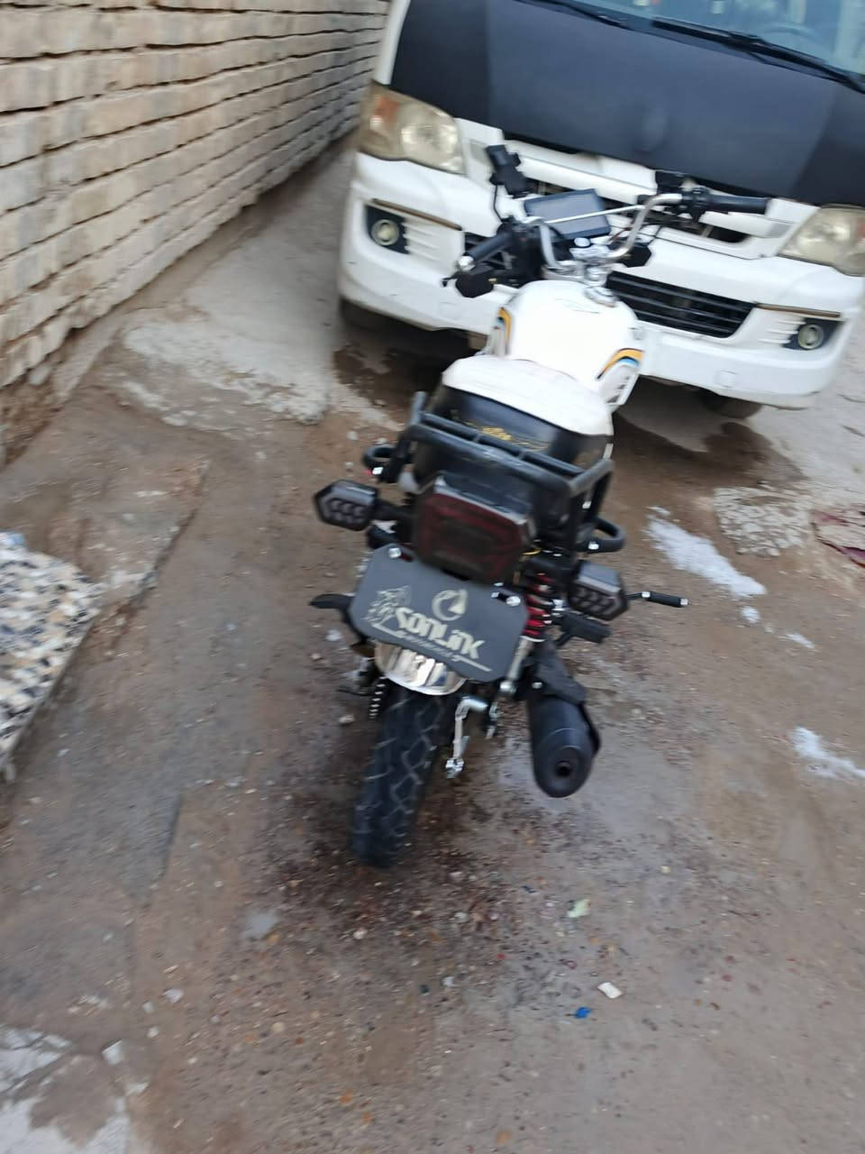 سلام عليكم سيفان موديل 25 دراجة جاهزة من كلشي وياها بصمات ثنين وسويجات ثنين مكاني البلديات رايدها ب 750 وبية مجال لطيبين ***********
