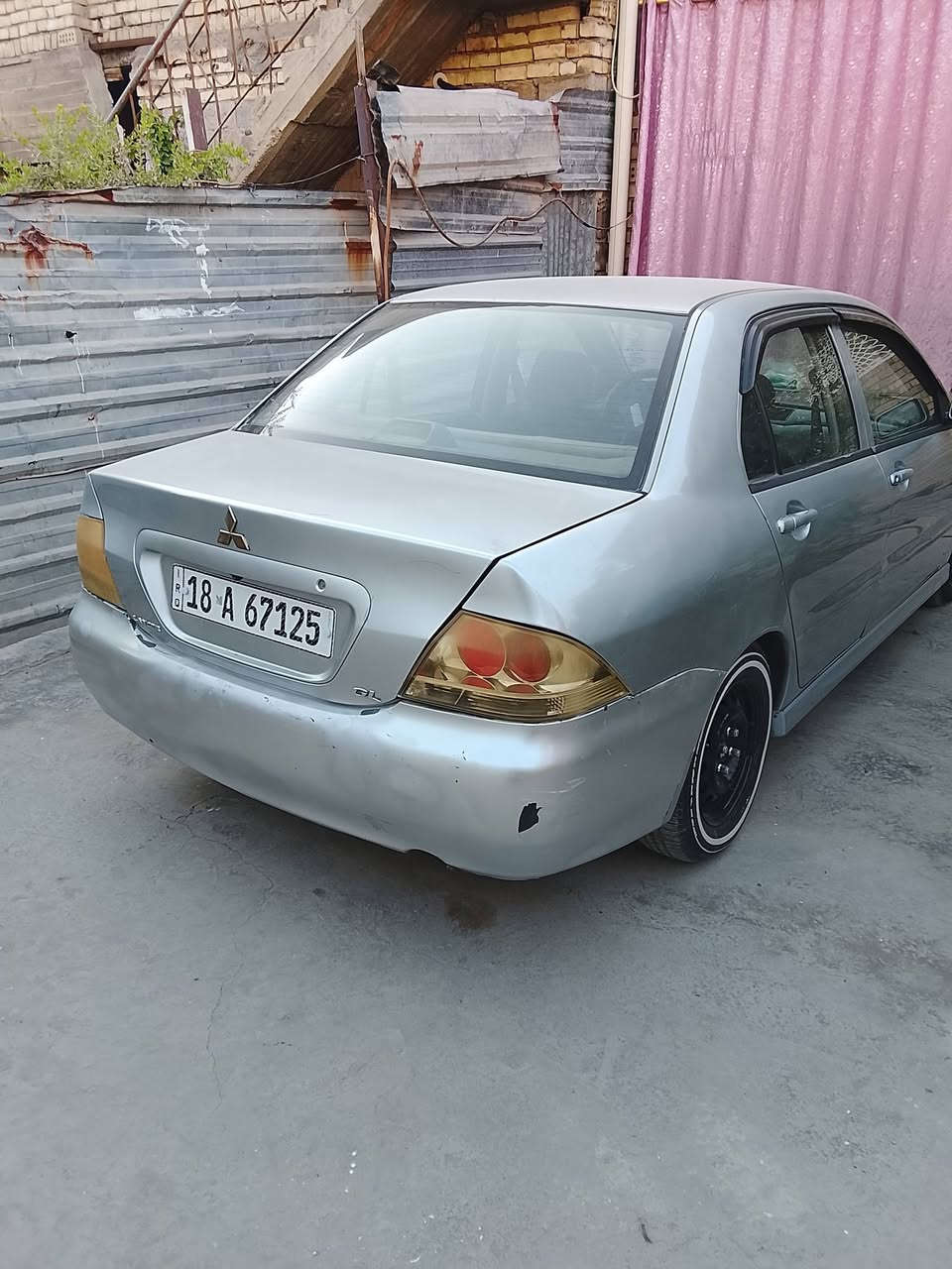 سلام عليكم للبيع
لانسر 2005
محرك 2000 كير اوتوماتيك 
مصبوغة حزام  
مكاني بغداد الدورة 
***********
السعر 60 وبيها مجال بسيط
