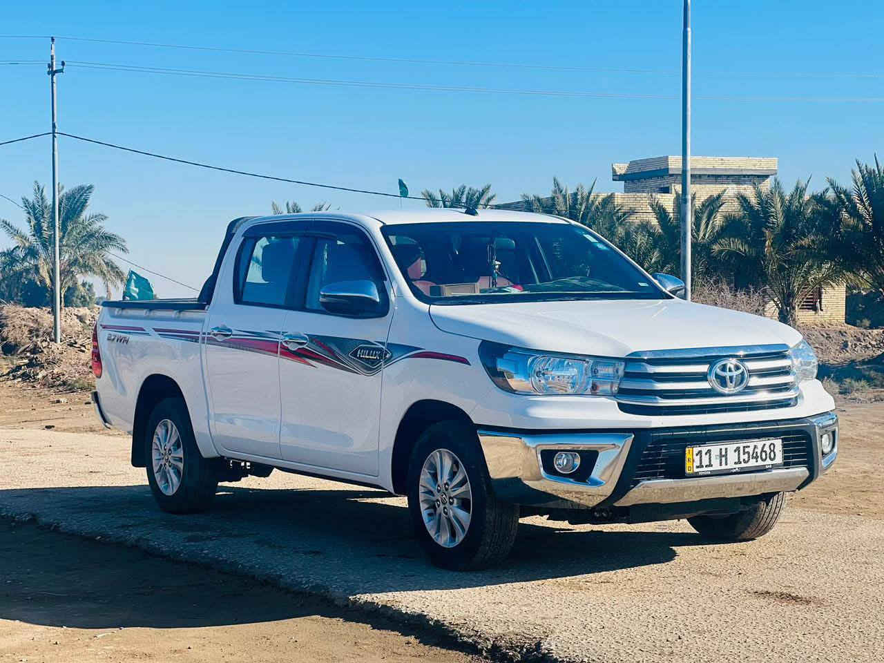 للبيع تيوتا هايلوكس موديل 2024 ساز مكفول كفاله عامه كير اوتماتك بسمي تحويل مباشر
1/1 مواصفات 

بسمي تحويل مباشر رقم بغداد 

فول مواصفات
***********
***********
