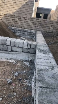 حولي الخصم • ٣٢٥م • أساس تسليح حديد