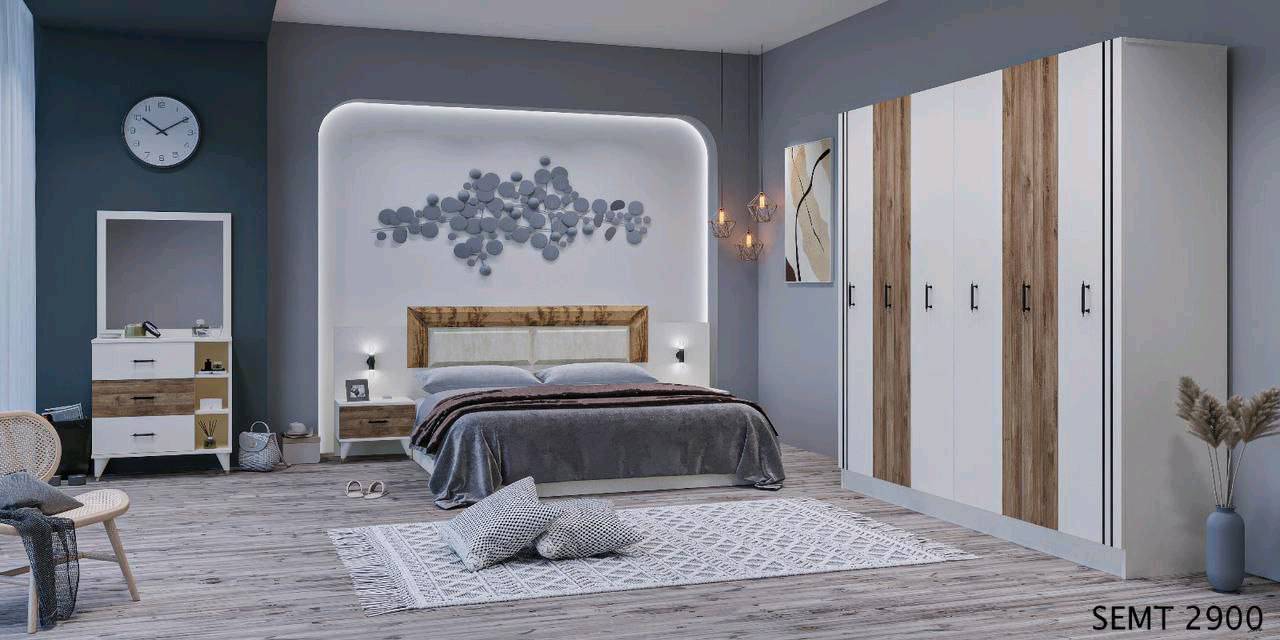 ♦️🔈 *تم وصول*🔈♦️
*موديل*سيمات   نفرين   * 

 
♦️ *5 *قطع ابواب* *نفرين*
♦️ *كنتور   *220  سم صافي عمق 52 سم
♦️ *ميزت تواليت نفس الصوره 80 سم 
♦️ *كومدي عدد 2 اناره 
♦️ *سرير *180*200 سم*  


*السعر 600 الف 
تركي 🇹🇷اصلي  ! 
برغي جوي حديد 💪 
عمق كنتور 52 سم صافي 

توصيل بغداد مجانا 
اطراف ٢٠ الف 
محافظات 75 الف

