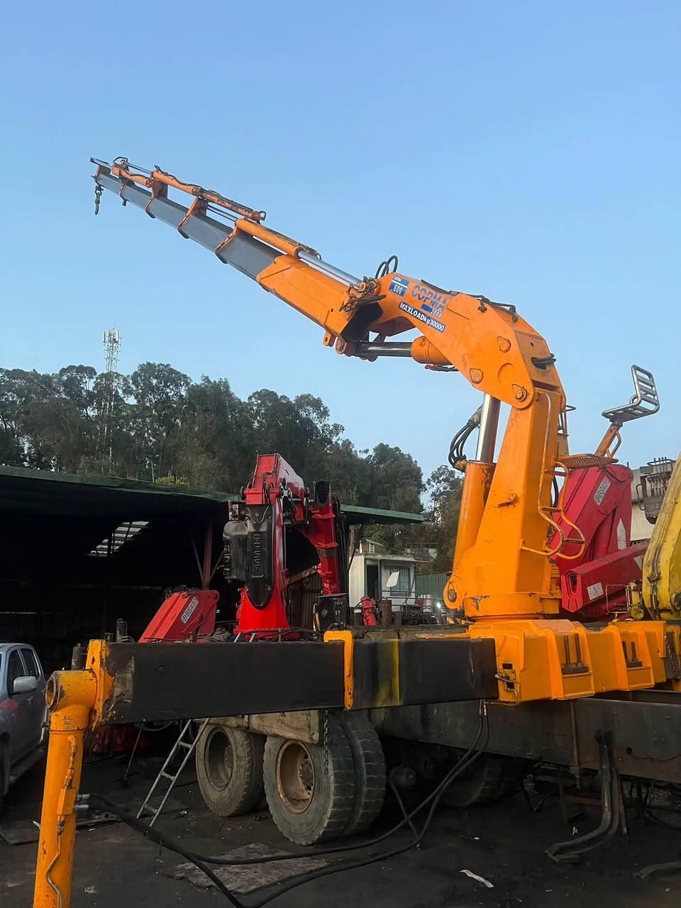 28ton COPMA 600 crane Five-section hydraulic expansion plus one-section manual connection


**إذا كنت صاحب هذا الإعلان وتريد حذفه لأي سبب، رجاءا أرسل رسالة إلى الدعم الفني**
