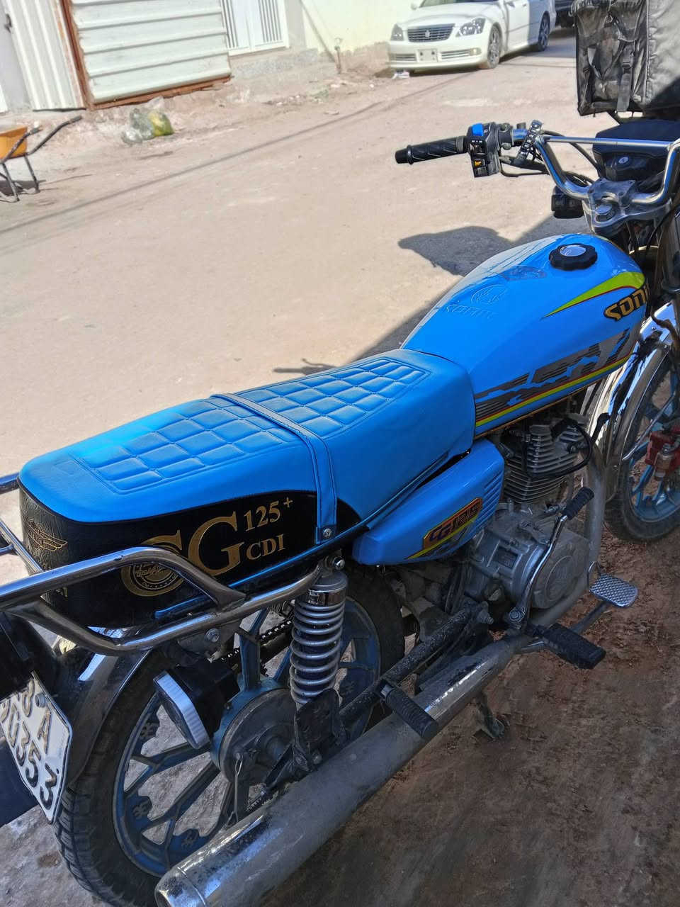 السلام عليكم
للبيع سونك 5 كير مكينة 200cc
دراجة معمرة بل جديد 
تانكي جديد كشن جديد 
تخم اشاير جديد 
زوج دبلات امامي جديد 
صالنصة كاتم 
دواسات 
جوزات 
ويل خلفي 
دشبول 
لايت امامي 
كلجات 
كابريتة 
رقم نجف بسم واحد صاحبي 
السعر مليون و200
للأستفسار ***********
