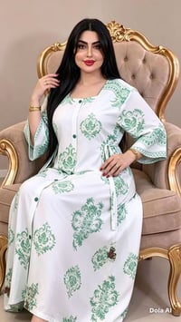 دشداشة نسائي • كشمير • مقاسات 2XL-5XL