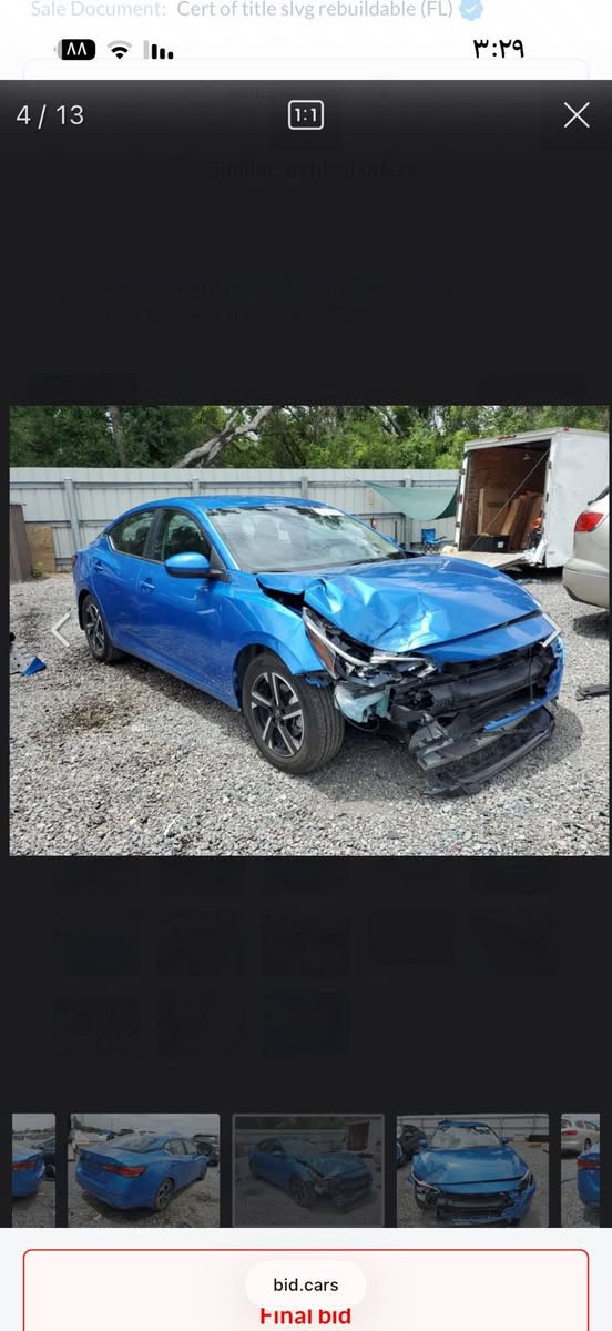 نيسان سنترا 2024 مواصفات sv حادث بنيد ومصلح نفسه ومصبوغ على حجم الضرر بدون ايرباك بدون دواخل جديده كلش ماشيه ١٤ الف للبيع 
السعر ١٣٥ وبيها مجال 
***********
