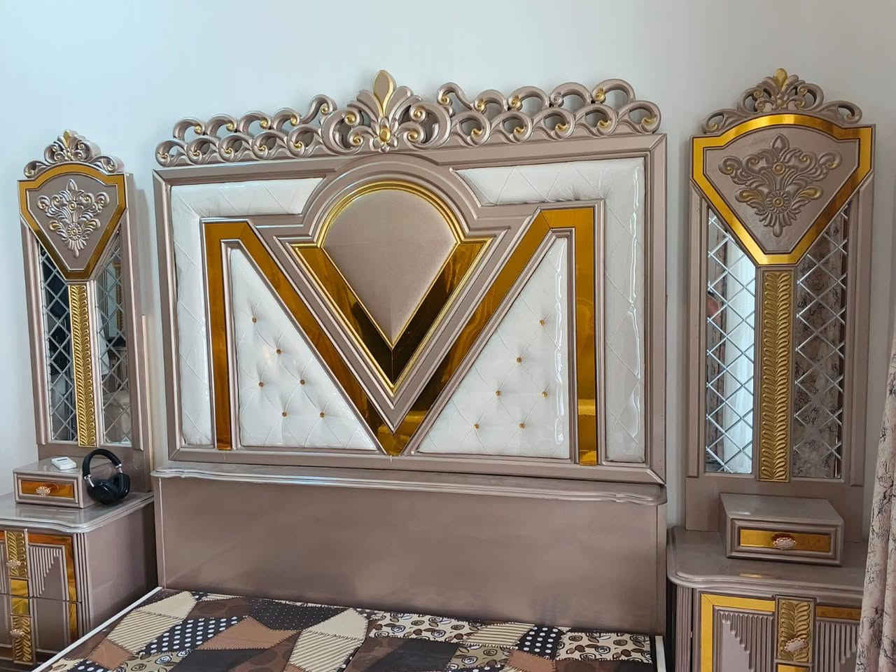 غرفه  تزكام خشب عراقي تصميم تركي جديده ***********
