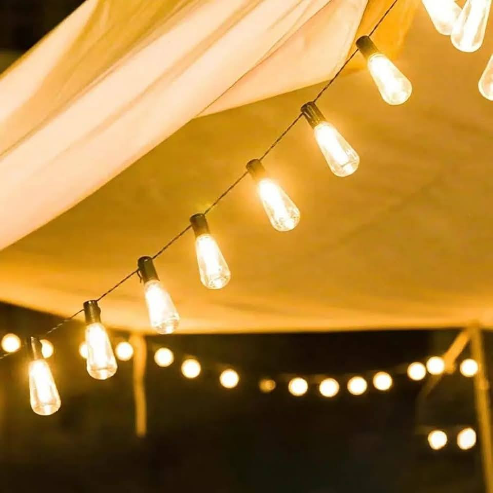 نشرة مصابيح خرافية تعمل بالطاقة الشمسية تتكون من 30 مصباح مقاومة للكسر، مصابيح شمسية مقاومة للماء، مصابيح معلقة لتزيين الحديقة لشرفة المراقبة وحفلات الزفاف
السعر 20 الف


**إذا كنت صاحب هذا الإعلان وتريد حذفه لأي سبب، رجاءا أرسل رسالة إلى الدعم الفني**