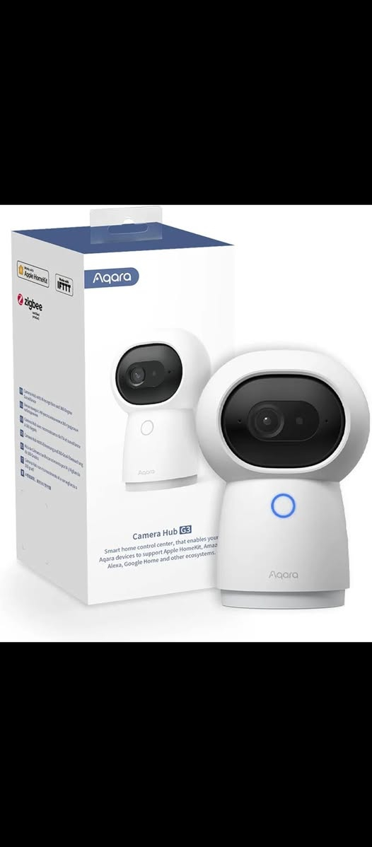 سلام عليكم
كاميرا Aqara Camera Hub G3،  مركز تحكم للمنزل الذكي وكاميرا أمان بدقة 2K. 
دقة 2K فائقة الوضوح: توفر الكاميرا جودة صورة واضحة ومفصلة بدقة 2304 × 1296 بكسل. 
مركز تحكم Zigbee 3.0: يعمل كمركز تحكم (Hub) يمكنه ربط ما يصل إلى 128 جهاز استشعار ووحدة تحكم من Aqara. 
توافق واسع: يدعم أنظمة Apple HomeKit و Amazon Alexa و Google Home و IFTTT. 
التحكم بالأشعة تحت الحمراء محليًا: يتيح لك جعل الأجهزة الموجودة المتوافقة مع الأشعة تحت الحمراء (IR) ذكية ودعم الأتمتة المحلية. 
الخصوصية: يتميز بوضع حماية الخصوصية الفعلي للأجهزة (Physical Masking) والذي يمكن تفعيله يدوياً أو تلقائياً. 

وكامرات 3 هم ذكيات ينربطن عل المبايل وتتحكم بيهن من خلال مبايلك 

سعر كامره اكارا 65 الف ويه التوصيل
وسعر الكامرات ال3 على 10 الف للقطعه 
توصيل موجود 
*********** وبي واتساب
