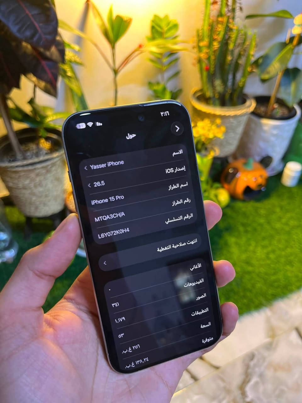 سلام عليكم
Iphone 15 pro فقط
بطاريه 86 
نموذج H/A
هونغ كونغ يعني دبل سيمكارت خطين
نضافه فول ملحقات كامله كارتون وكيبل 
السعرر 875 بي محال بسيط


**إذا كنت صاحب هذا الإعلان وتريد حذفه لأي سبب، رجاءا أرسل رسالة إلى الدعم الفني**