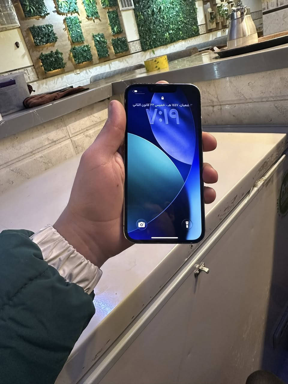 آيفون 13 برو
ذاكره 128 

بطاريه 74 اصلي قطاره بل شحن 

الجهاز يقرأ بل عدادات بطاريه خدمه وفيس ايدي 

وكامرات عدسه الواسعه الي 5  باقي كلشي ما بي جهاز شاصي نضيف السعر 375 وبي مجال التواصل ***********
