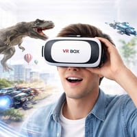 نظارة VR • واقع افتراضي • ثلاثية الأبعاد