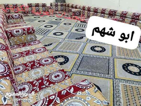 جلسة جديدة ربل كويتي 13 متر زاويتين و7 دواشك و12. ضهر و7 تكيات ب350 جميع الالوان متوفرة وتوصيل متوفر *********** اثث بيتك مع مـعـرض اليـاقوت😻💥#جلسات_عربية #البصرة
