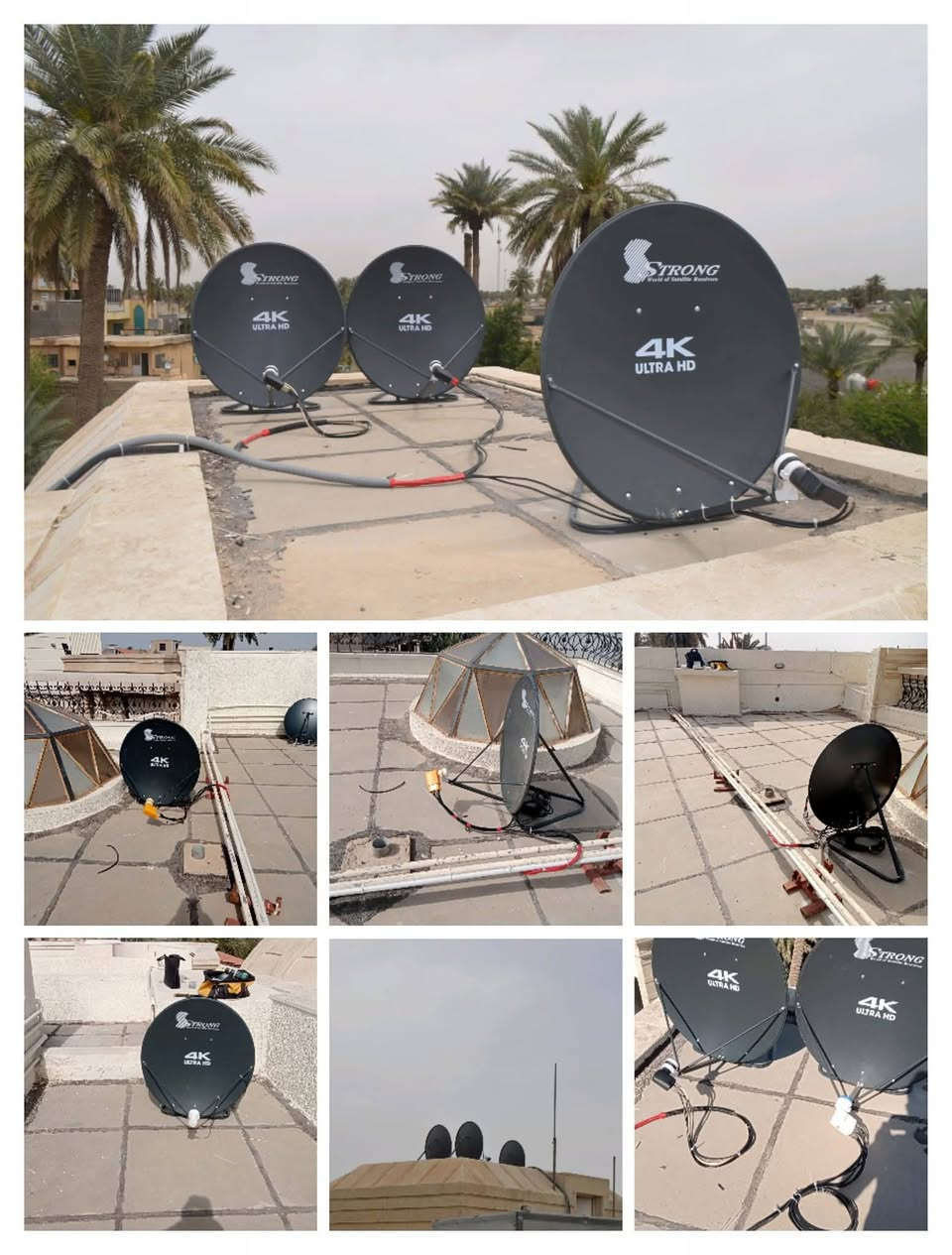 جزء من اعمالنا🌟🌟📡🔧
👈✔تنصيب كامرات مراقبة ..ستلايت
👈✔ضمان في العمل اشاره ممتازه 📺
👈✔#اسعار_تنافسية💲
👈✔مستعدون  لتنصيب كافة الاقمار والاطباق✅
👈تنصيب شبكات البث الرقمي للقنوات المشفره
👈تنصيب منظومهHH اكثر من #30_قمر📡
#تجهيز_تنصيب_برمجه↘↘↘↘
لجميع مناطق بغداد 🚕🚕كرخ المعالف والتراث 
#للحجز_والاستفسار
☎*********** واتساب
