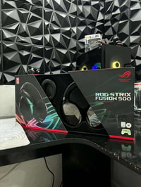 سماعة ROG STRIX FUSION 500 للبيع نظيفة بدون خلل او بدون ضرر مو مال امز...