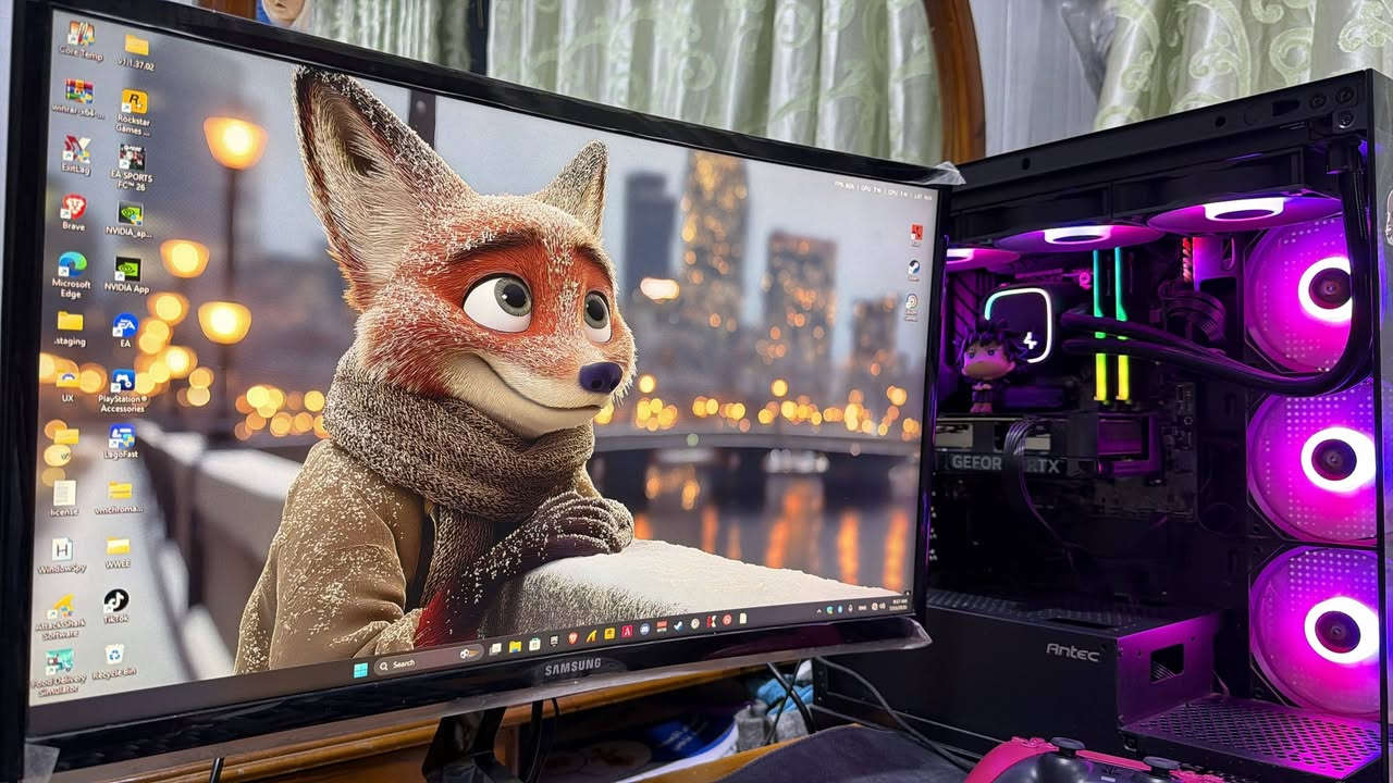 PC معروضه للبيع استعمال قليل استعمال طالب سادس

------------------------------------------------------------------------------------
مواصفات البيسي

•المعالج  i7-13700F 
•المذربورد  B660M ASUS PLUS WIFI
•الكارت الشاشه  RTX 4060 Ti ASUS 16g 2fa
•الرام  RAM 16GB DDR5 6000 RIPJAWS M5
•الذاكره  SSD 1TB
•  مبرد مائي Deep coll
•البور سبلاي  PSU 700W
+ الشاشه معروضه للبيع نوع سامسونج 144 Hz تكون منحنيه يعني كيرف

للاستفسار التواصل على هذا الرقم 
***********
