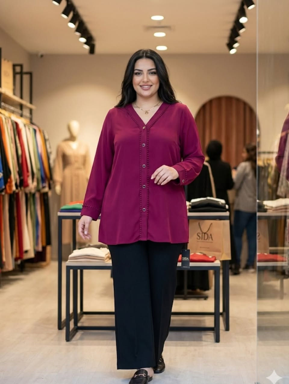 ١٥ الف
ازياء ديار للألبسة النسائيه 
العنوان:خانقين مول مقابيل قصابة عبودالقديم🚕. يوجد لدينا  خدمه توصيل. 🚖‏‌‎ .  للطلب والاستفسار. ❇️ (🟣ڤايبر،🔵تيليجرام ،🟢وتساب).📞. (***********)☎️. . .
