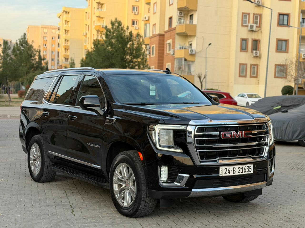 السلام عليكم 
جي ام سي SLT يوكن خليجي 2024 وكالة المنصور بعدها بل ضمان  بدون بانوراما  السياره كفالة عامة بدون صبغ بدون تعديل مغلفة بل كامل ppf من طلعناها صفر  وسونار بيها ماشية 54000 كم 

المواصفات 

عداد ديجتال 
شاشة 
4 بصمة أبواب 
ثلاجة 
يدات نيكل 
جنطة كهرباء 
رادار امامي 
رادار جانبي 
حساس امامي خلفي 
تشغيل عن بعد 
قاصة 
كشن هزاز 
اوتو ستوب 
لايت led 

وباقي مواصفات ل SLT رقم دهوك تحويل ثاني يوم 

مكان سياره بغداد زيونة 

للاتصال 
***********
