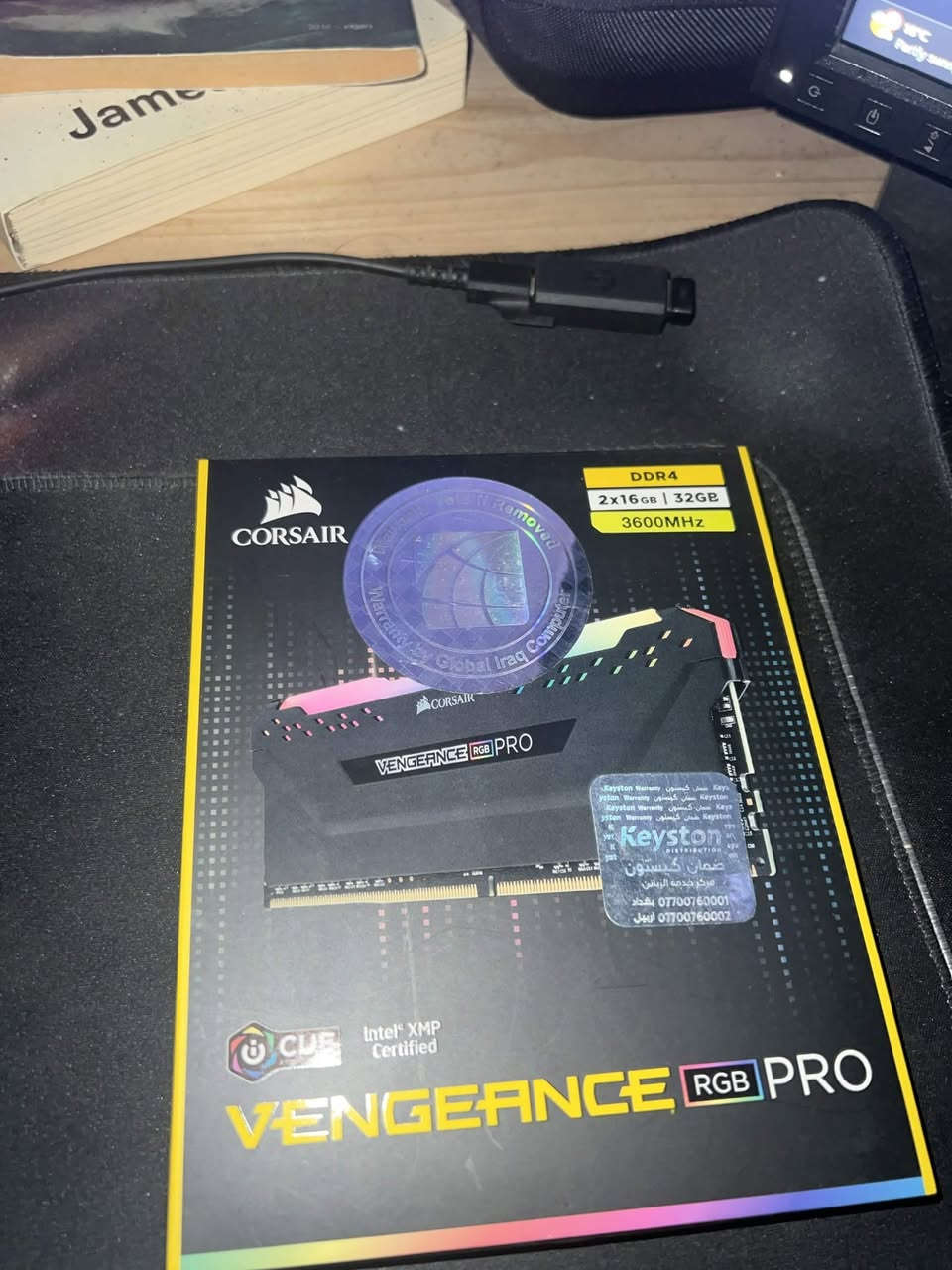 cpu ryzen 7 5700x3d--350 IQ

motherboard--120 IQ
MAG B550M BAZOOKA 

ram 32--280 IQ
Corsair Vengeance RGB pro

color--50 IQ
Aqua Elite 240 V3

case--20 IQ
Venom X - XIGMATEK (not in very good condition

سلام عليكم 
كومبو -ما ابيع اي قطعه بوحدها 

للتنويه 
حاسبة للبيع بدون كرت شاشة+باورسبلاى+m.2 دهوك, العراق


**إذا كنت صاحب هذا الإعلان وتريد حذفه لأي سبب، رجاءا أرسل رسالة إلى الدعم الفني**