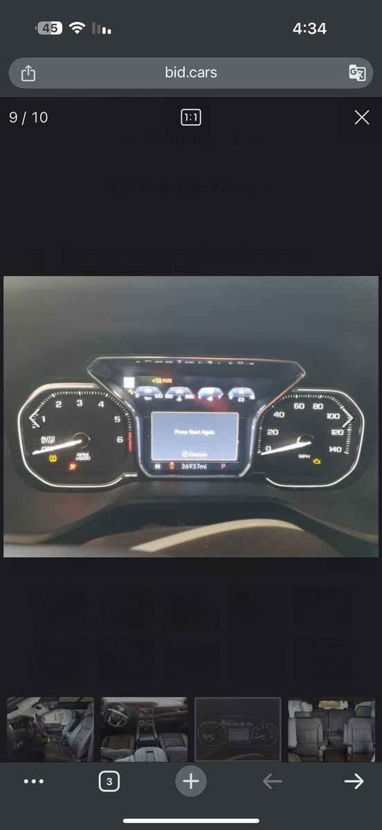 للبيع جمسي يوكون دينالي موديل 2021 
فول مواصفات VIP 
مكينة 6200 
رقم بغداد مميز 
ماشية 153 الف كيلو متر 
وارد امريكي صوره الضرر موجوده بالمنشور 
داتا شو جكات دوسات كهربائية كشنات منفصل 
السياره مفتوحه مكينتها مجفته 
وعليها ويل جديد وتأيرات جديده 
مكان السيارة بصرة 
سعرها 390 
للاستفسار ***********
