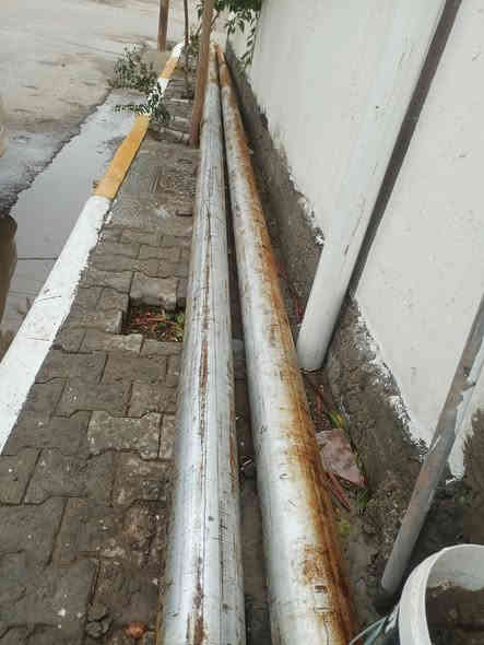 سلام عليكم اعمده مال محوله ضغط للبيع *********** السعر 170 الواحد وبيهن مجال مكاني بعقوبة التحرير
