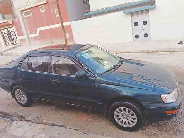 كرونا فرخ بطة موديل 1992 محرك 18 سيارة بلادية عدا ملاحظات بسيطة طخم تايرات جديد سيارة جاهزة
السعر المطلوب 47 ورقة بيها مجال بسيط
التواصل
*********** او الخاص
