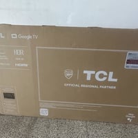 شاشة TCL • جديدة • ضمان ٣ سنوات