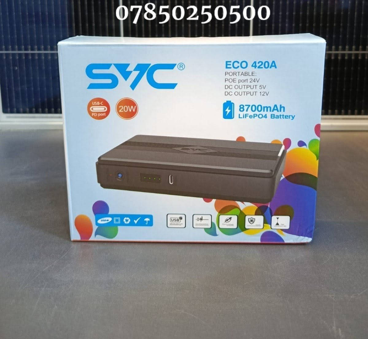 💥متوفر مجموعة من ups راوتر بأسعار مناسبة
🟥 Ups- SVC 20W
🟥 بسعر......20.000

 🟥 Ups- SVC 25W
🟥 بسعر.......22.000

🟥 Ups Netrix 36W
🟥 بسعر......... 28.000
➖➖➖➖➖➖➖➖
🟥 Ups 3-power 25W
🟥 بسعر......... 23.000

➖➖➖➖➖➖➖➖➖
🟥 Ups Q-power 25W
🟥 بسعر.........23.000
➖➖➖➖➖➖➖➖

#للأستفسار_عن_الاسعار الخاصة بالوكلاء واصحاب الشركات وباقي التفاصيل الفنية 
من خلال الواتساب 
***********
🔵‏تابع قناة مجموعة الياسري للتقنيات في واتساب: https://whatsapp.com/channel/0029VaHbevKL7UVbXLvmbQ14
🔵قناة التلكرام

https://t.me/alyasry117
