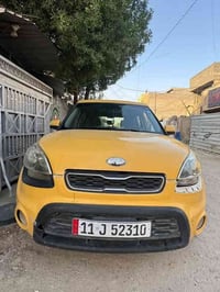 عندي كيا صول موديل 2013 مكينه 1600 اقتصادي رقم بغداد الدولي الجديد بأس...