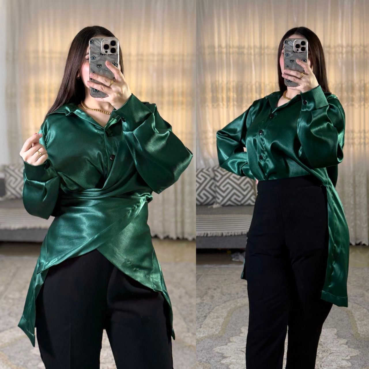 قميص نسائي 
 
خامة ستن امريكي لامع ثقيل 

M. L.XL. 2XL. 3XL.

سعر درزن القميص 130الف

سعر القطعة مفرد 19 الف 

 
توصيل جميع المحافظات 5 الف


**إذا كنت صاحب هذا الإعلان وتريد حذفه لأي سبب، رجاءا أرسل رسالة إلى الدعم الفني**