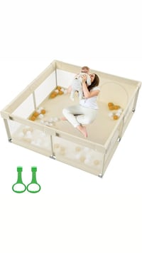 قفص لعب • ١٢٠×١٢٠×٦٧سم • أثاث أطفال