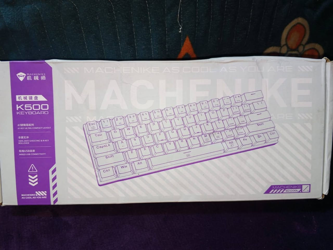 هاذه كيبورد ميكانيكي للألعاب من شركة MACHENIKE، الموديل مالتها K500.
شكلها صغير يسموه 60% Keyboard يعني بيها 61 زر فقط حتى تاخذ مساحة أقل وتفيد للألعاب. RGB لبيع


**إذا كنت صاحب هذا الإعلان وتريد حذفه لأي سبب، رجاءا أرسل رسالة إلى الدعم الفني**