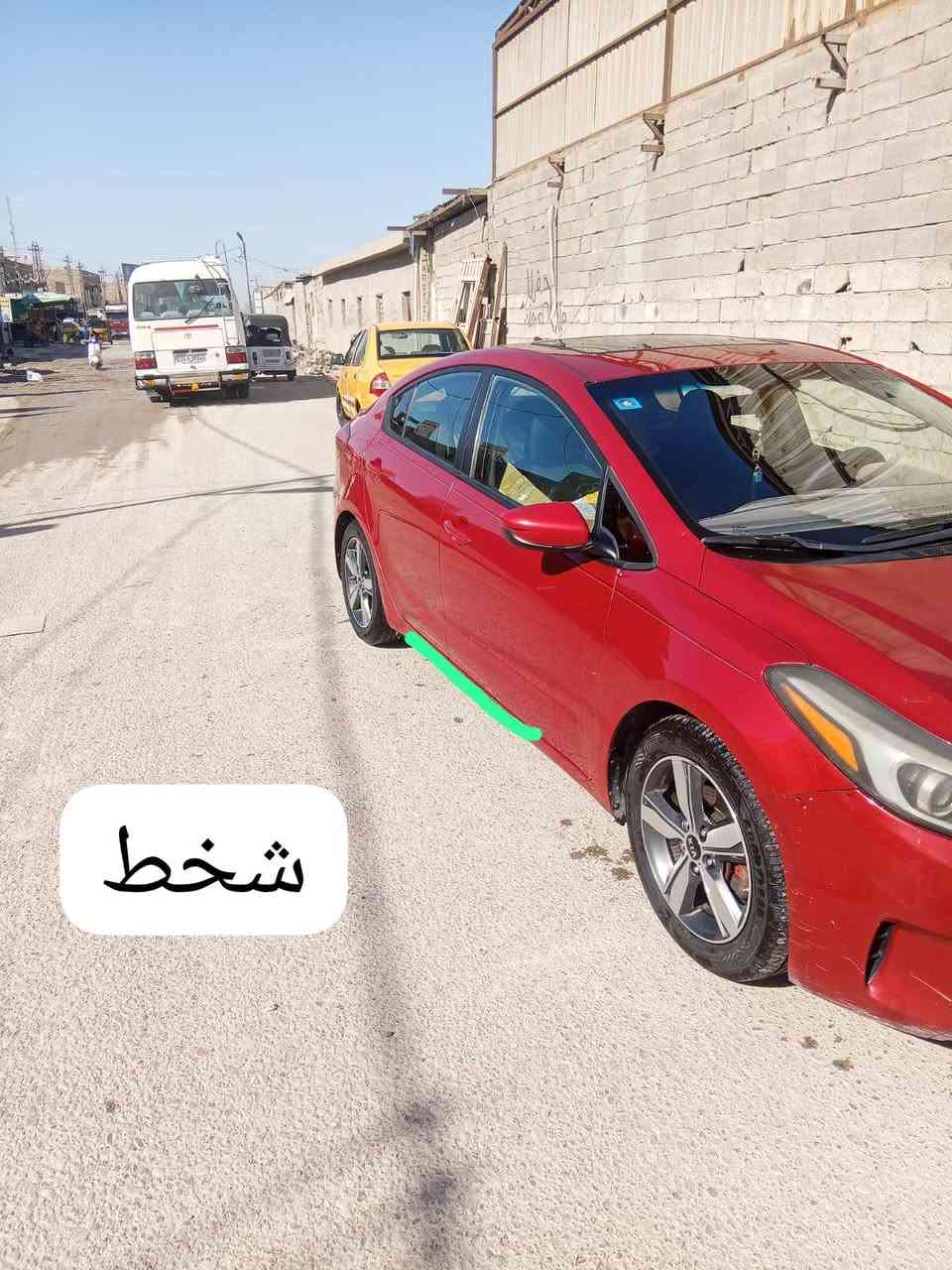 كيا فورتي موديل 2018 مواصفات S حادثها بنيد مبدل سعرها 110 مكاني الدورة ***********
