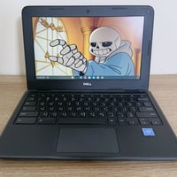 Dell Chromebook 11 3180  لابتوب مناسب للدراسة والتصفح السعر 30 الف قفل...