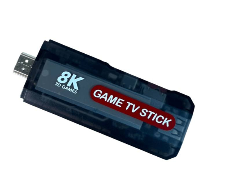 وتحكم مزدوج

الاستخدامات

تحويل أي تلفزيون إلى جهاز ألعاب متكامل خلال ثوانٍ.

تشغيل آلاف الألعاب الكلاسيكية والحديثة مباشرة على التلفزيون.

استخدامه كـ Android TV Box لمشاهدة YouTube، Netflix، Prime Video، وغيرها.

مناسب للعب الجماعي مع العائلة أو الأصدقاء بفضل يدتي تحكم.

مثالي للأطفال والكبار ومحبي الألعاب الكلاسيكية.

المميزات

يدعم دقة عرض 8K Ultra HD + HDR لصورة أوضح وألوان أقوى.

يعمل بنظام Android TV مع دعم تحميل التطبيقات من Google Play.

يحتوي على أكثر من 30,000 لعبة(حسب الإصدار).

معالج Quad-Core CPU مع GPU قوي لأداء سلس.

اتصال Wi-Fi 5G  2.4G لسرعة واستقرار أعلى.

يدعم Chromecast built-in لبث المحتوى من الهاتف للتلفزيون.

يدتي تحكم لاسلكية بتصميم مريح واستجابة عالية.

ريموت كنترول للتحكم الكامل بالنظام والتطبيقات.

يدعم لغات متعددة.

تشغيل مباشر بدون تعقيد (Plug & Play).

محتويات الصندوق

جهاز Game TV Stick 8K

عدد 2 يد تحكم ألعاب

ريموت كنترول

كابل HDMI

كابل طاقة USB

مستقبل USB لليدات

دليل المستخدم

الملاحظات

تشغيل الجهاز يتطلب اتصال بالواي فاي.

قد تختلف واجهة الألعاب أو عددها حسب التحديث.

لا يحتاج اشتراك شهري.

متوافق مع أغلب شاشات التلفزيون الحديثة.

قياس الكارتون:

- الطول: 24 سم
- العرض: 18 سم
- الارتفاع: 7 سم
(((💸 السعر: 40,000 د.ع + 🚚 التوصيل: 3000 د.ع لمحافظة بغداد  وغير محافظات 5000 د.ع💯))) والدفع عند الاستلام .يعني حقك مضمون
للطلب التواصل على رقم الواتساب ***********
او مراسلتي للاستفسار
