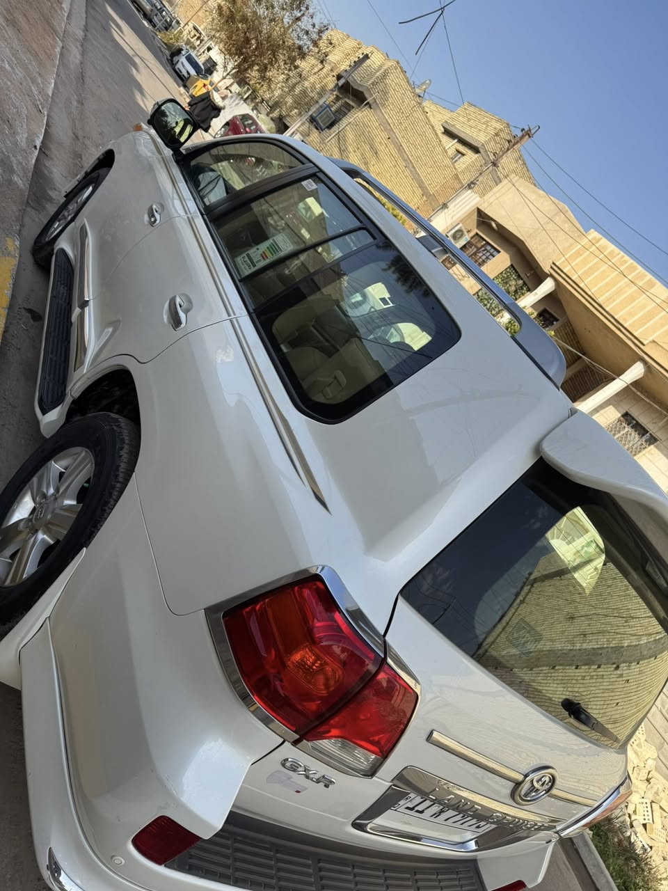 تويتا لاند كروز موديل (2015) 
سياره مواصفات GXR سياره (V6) سلندر
سياره كفاله عامه دعاميه لي دعاميه 
بدون صبغ +بدون شخت + بدون حالوب 
بدون رمل  _ بدون حصوه+حتا دعاميات 
 
سياره ماشيه (١٢٠) الف كيلو فقط حقيقي
سياره مواصفات (GXR )
(  مواصفات جهان) 
( صلايت + سلاجه  
كوشنات كهرباي ٣ دگم _ حاساس خلفي و امامي_ بصمه + كاميرا بلايت +6ايرباك + لايتات زينون+ +داغل بيجى+دابل اكسل  ) السياره رقم بغداد بسمي تحويل مباشر السعر 430 وبيه مجال الاتصال ***********
